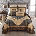 Cabin Raising Pine Cone Quilted Collection. Fixed Price $441.00.