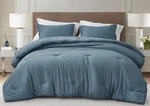 Chezmoi Collection Calvin 3-PIECE Jacquard Textured Woven Comforter Bedding Set. Fixed Price $54.99.
