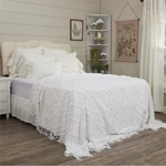 Vhc Harmony Cotton Chenille Bedspread Queen 107X114. Fixed Price $159.95.