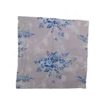 Lands End Supima Cotton European Square Pillow Sham Floral Cobalt Blue Tan 30". Fixed Price $14.00.