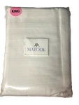 Matouk Augusta Coverlet/bedspread King White 100% Cotton Made Fabric Italy. Fixed Price $270.50.