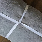 West Elm European Flax Linen Box Stitch Quilt Slate Melange Gray Nwot King. Fixed Price $149.99.