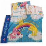 Vtg Y2K Care Bears Twin Sheet Set Pillow Case 3PC Hearts & Rainbow Kids Bedding. Fixed Price $34.99.