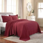 Fleur De Lis Cotton Matelasse Medallion Bedspread And Pillow Sham Bedding Set. Fixed Price $136.80.