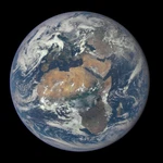 Earth From Space Europe Africa Middle East Cloud Cover Photo Poster Print. Fixed Price $31.99.