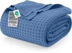 Utopia Bedding 100% Cotton Waffle Weave Blanket Size Queen, Wedgewood. Fixed Price $60.23.