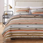 Barefoot Bungalow Painted Desert Quilt Pillow Sham Full Queen 3, Oversized. Fixed Price $99.99.