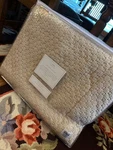 New Lodi Matelasse Coverlet King Color: Alabaster 100% Cotton Luxe Annie Selke. Fixed Price $345.00.