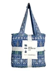 Martha Stewart Collection Quilt And Shams Blue Sweater Tote Bag Full Queen $100. Fixed Price $36.10.