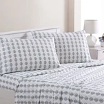 Modern Threads Printed 4-PIECE Extra Soft Bedding Sheets & Pillowcase Set, De.... Fixed Price $40.27.