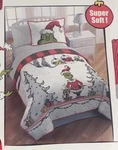 Grinch Twin Quilt & Sham Set, Christmas Theme, Max, Nwt. Fixed Price $59.99.