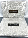 2 Peacock Alley Standard Medaglione Oyster Matelasse Shams & Ivory Medallion. Fixed Price $64.99.