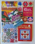 Making Book Look (5) 1ST Quilt, Tips, Blocks, Flowers, Color/composition. Fixed Price $16.00.