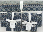Pottery Barn Auden Pickstitch Handcrafted Reversible Quilt King + 2 Euro Shams. Fixed Price $339.95.