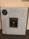 Laura Ashley Felicity Quilt And Pillow Sham Set 3 Pc. Full / Queen Blue. Fixed Price $78.99.