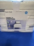 Room Essentials White Twin And Xl Satin Quilt! New Package!. Fixed Price $14.99.