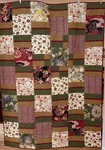 Small Quilt Throw Beautiful Material Custom Made Phoenix Rising 50-1/2 68. Fixed Price $35.00.