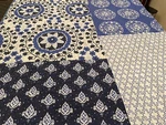 Garnet Hill Blue And White Floral 100% Cotton Double/queen Quilt + 2 Shams. Fixed Price $99.00.