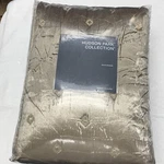 Hudson Park Velvet Diamond Queen Quilted Coverlet Gold. Fixed Price $190.00.