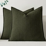 Moment Linen Covers 2,BOHO Farmhouse Throw Pillowcases Neutra.... Fixed Price $41.91.