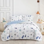 Joyreap 2-PIECE Twin (68"X86", QULIT+1 Pillow Sham), Ocean World. Fixed Price $64.17.