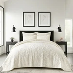 Evergrace Luxury Pearl Velvet Quilt Set King/cal 104X92 Paisley Bedding 3PC. Fixed Price $69.99.
