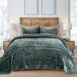 Evergrace Luxury Ruched Velvet Quilt King Size, Ultra Soft Bedspread Coverlet.... Fixed Price $128.31.