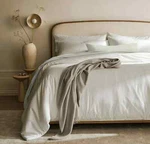Boll & Branch 3 Piece Comforter Set 100% Organic Cotton - 4 Colors Available. Fixed Price $69.99.