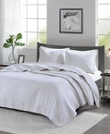 Madison Park Keaton Quilted 3-PC. Quilt/coverlet Set, King/cal King. White. Fixed Price $63.88.