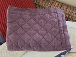 Pottery Barn Belgian Flax Linen Diamond Standard Sham Huckleberry Purple. Fixed Price $79.50.