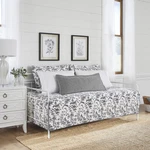 Laura Ashley Amberley Cotton Black & White 4 Piece Quilt SET-39X75. Fixed Price $129.99.
