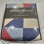 Vintage Eddie Bauer Home Full/ Queen Quilt Set Brand New 100% Cotton Chelan. Fixed Price $74.98.