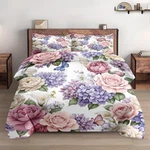 Wecozy Twin Comforter Set Floral Rose Hydrangea - 2 Pcs Bedding Decor. Fixed Price $67.27.