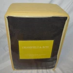 Dransfield & Ross House Lancaster Raven Brown King Duvet Nwt Linen Blend. Fixed Price $79.99.