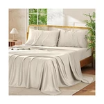 California King Sheet Set, Cooling Fitted And Pillowcase 100% Bamb.... Fixed Price $44.58.