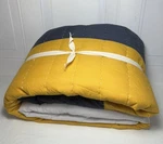West Elm Airy Cotton Voile Pieced Angles Quilt King/cal Dark Horseradish Read.. Fixed Price $69.00.