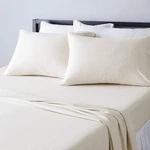Amazon Basics 4 Piece Breathable 100% Cotton Jersey Knit Sheet Full, Oatmeal. Fixed Price $49.88.