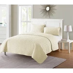 3PC Twin Nina Embossed Quilt Set Ivory - Vcny Home. Fixed Price $27.99.