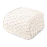 Whale Flotilla Size Blanket For Bed With QUEEN(90X90 Inch), Ivory. Fixed Price $42.99.
