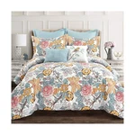 Lush Decor Sydney Comforter Set, 7 Piece, Full/queen, Blue & Yellow... Fast Ship. Fixed Price $154.86.