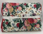 Pottery Barn Margeaux Floral Reversible Quilt Red King Cal #T1002. Fixed Price $285.38.