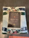 Style Expressions Quilt Set Full/queen 2 Shams Lakeville Color Wedding Ring New. Fixed Price $44.99.