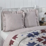 Euro Sham Celebration Fabric Farmhouse 26X26 Ruffled Bedding Decor Vhc Brands. Fixed Price $22.45.