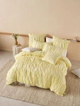 Linen House Layla Lemon Quilt Cover Set. Fixed Price $121.76.