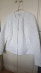 Croft & Barrow Xxl White Zipper Quilt/cardigan Jacket (C11. Fixed Price $12.99.