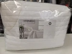 Hotel Collection Diamond Lattice Coverlet, King - Fresh White W/defect. Fixed Price $68.99.