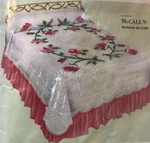 Vintage Bucilla Heavenly Roses Quilt Kit NO.1320 Embroidery & Applique 81X108". Fixed Price $89.95.