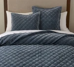 Sale - Pottery Barn Velvet Lattice Handcrafted Quilt Free Shipping. Fixed Price $159.99.