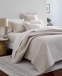 Charter Club Damask Diamond Quilted 3 Pc King Coverlet Set Parchment Beige. Fixed Price $90.00.