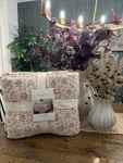 King Printed Cotton Voile Tonal Floral Quilt Ivory/camel - Threshold: New. Fixed Price $75.00.